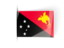 Papua New Guinea. Flag labels. Download icon.