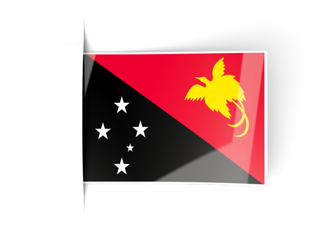 Flag labels. Download flag icon of Papua New Guinea at PNG format