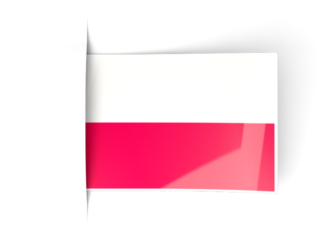 Flag labels. Download flag icon of Poland at PNG format
