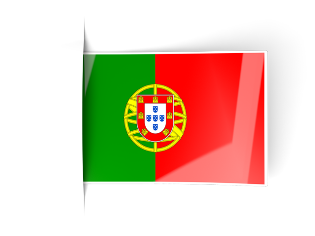 Flag labels. Download flag icon of Portugal at PNG format
