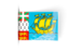 Saint Pierre and Miquelon. Flag labels. Download icon.