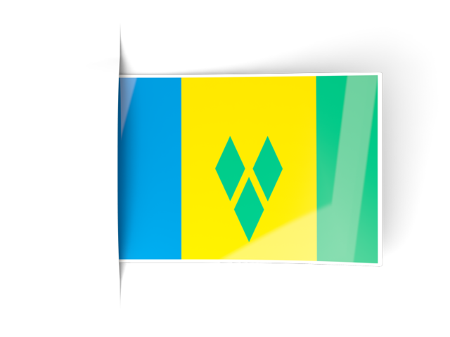 Flag labels. Download flag icon of Saint Vincent and the Grenadines at PNG format