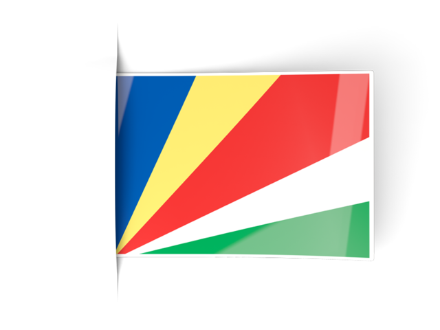 Flag labels. Download flag icon of Seychelles at PNG format