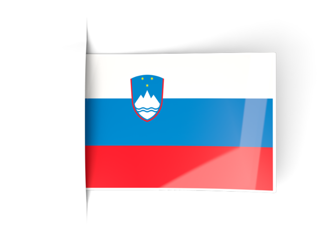 Flag labels. Download flag icon of Slovenia at PNG format