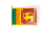 Sri Lanka. Flag labels. Download icon.