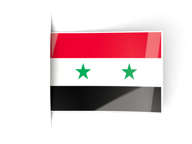 Flag labels. Download flag icon of Syria at PNG format