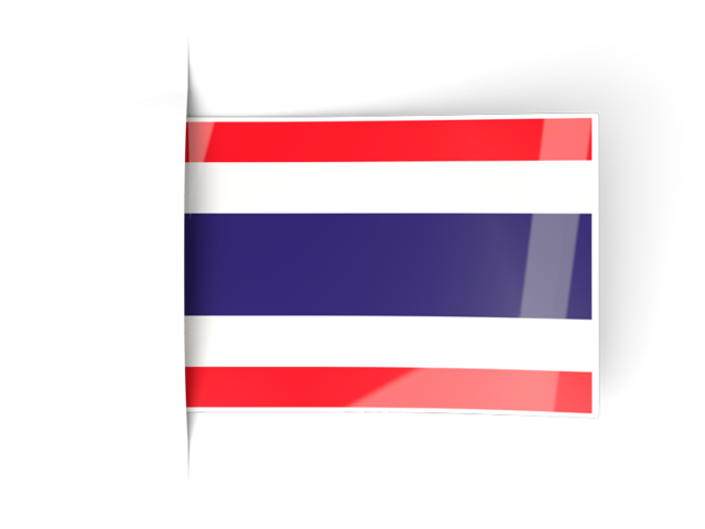 Flag labels. Download flag icon of Thailand at PNG format
