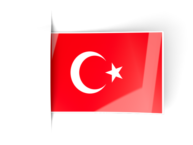 Flag labels. Download flag icon of Turkey at PNG format
