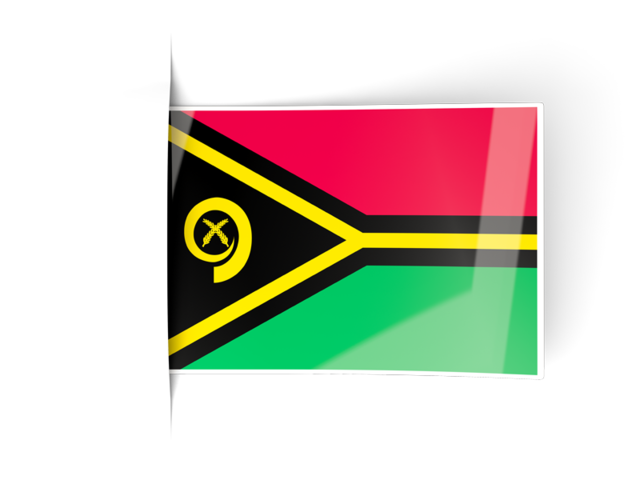 Flag labels. Download flag icon of Vanuatu at PNG format
