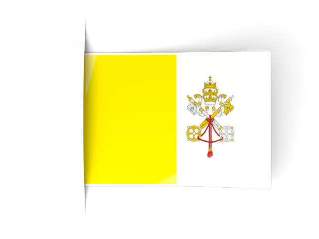 Flag labels. Download flag icon of Vatican City at PNG format