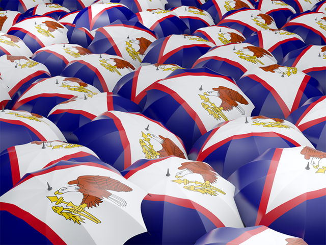 Flag on umbrellas. Download flag icon of American Samoa at PNG format