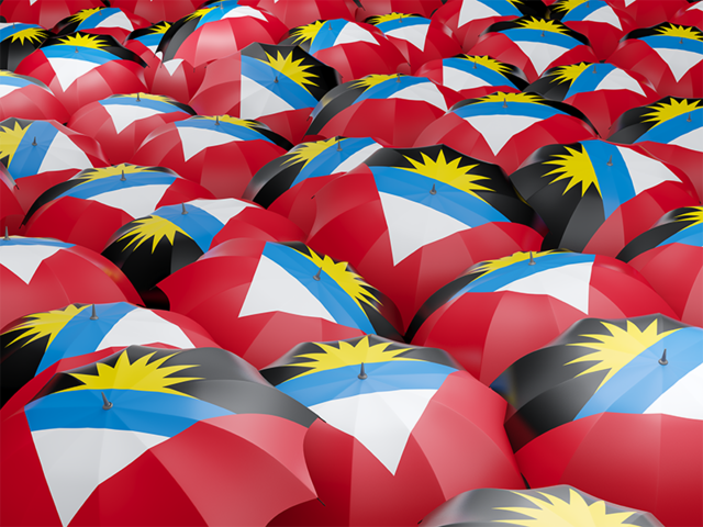 Flag on umbrellas. Download flag icon of Antigua and Barbuda at PNG format