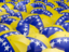 Bosnia and Herzegovina. Flag on umbrellas. Download icon.