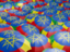 Ethiopia. Flag on umbrellas. Download icon.