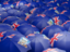 Falkland Islands. Flag on umbrellas. Download icon.