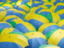 Gabon. Flag on umbrellas. Download icon.