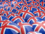 Iceland. Flag on umbrellas. Download icon.