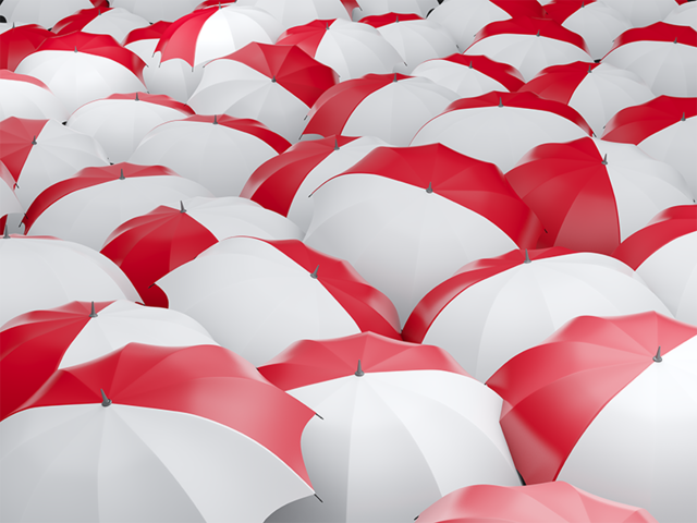 Flag on umbrellas. Download flag icon of Indonesia at PNG format