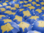 Kosovo. Flag on umbrellas. Download icon.