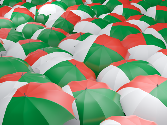 Flag on umbrellas. Download flag icon of Madagascar at PNG format