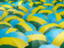 Rwanda. Flag on umbrellas. Download icon.