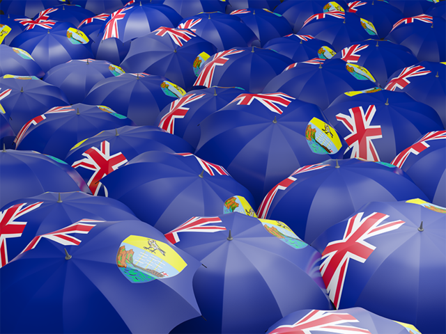 Flag on umbrellas. Download flag icon of Saint Helena at PNG format