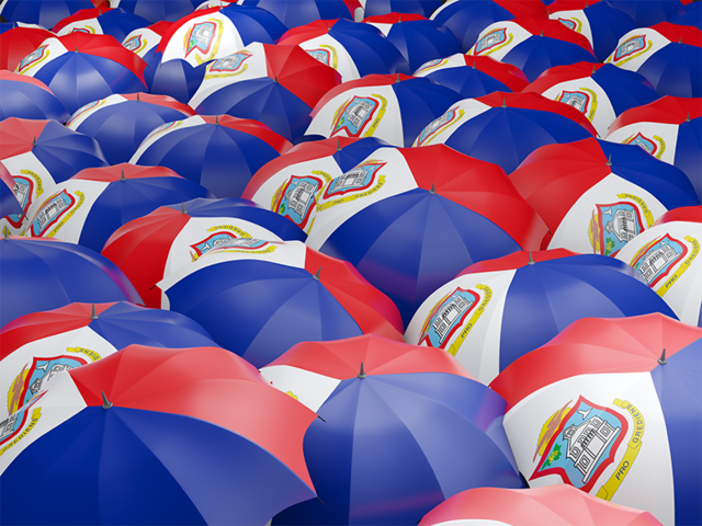 Flag on umbrellas. Download flag icon of Sint Maarten at PNG format