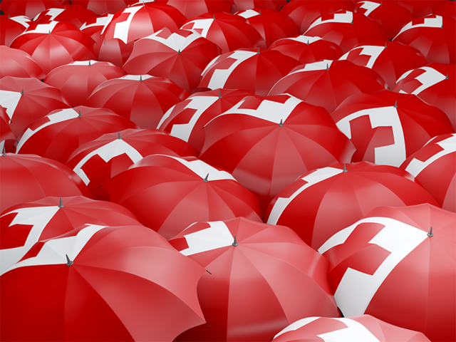 Flag on umbrellas. Download flag icon of Tonga at PNG format