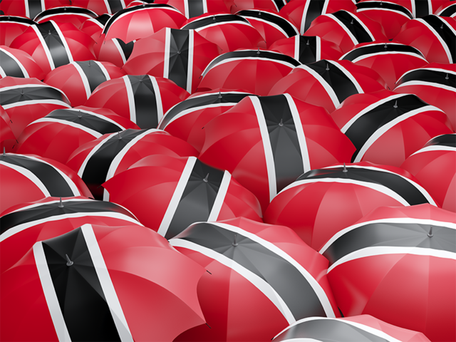 Flag on umbrellas. Download flag icon of Trinidad and Tobago at PNG format