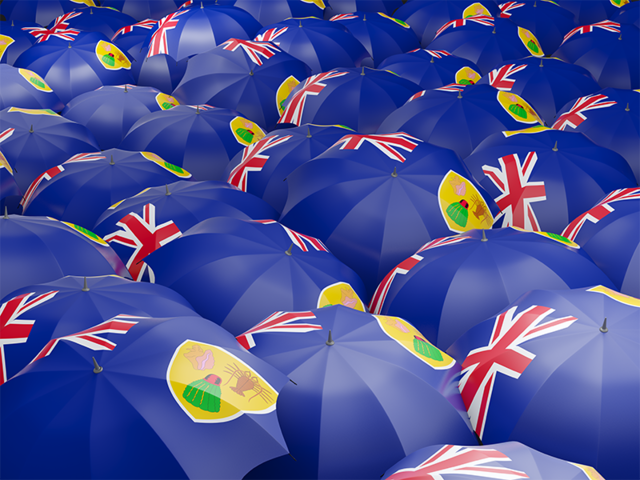 Flag on umbrellas. Download flag icon of Turks and Caicos Islands at PNG format