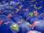 Virgin Islands. Flag on umbrellas. Download icon.