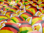 Zimbabwe. Flag on umbrellas. Download icon.