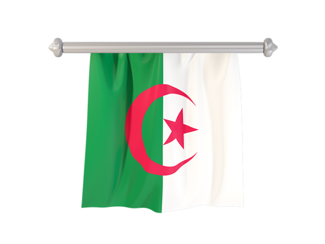 Флаг-вымпел. Скачать флаг. Алжир