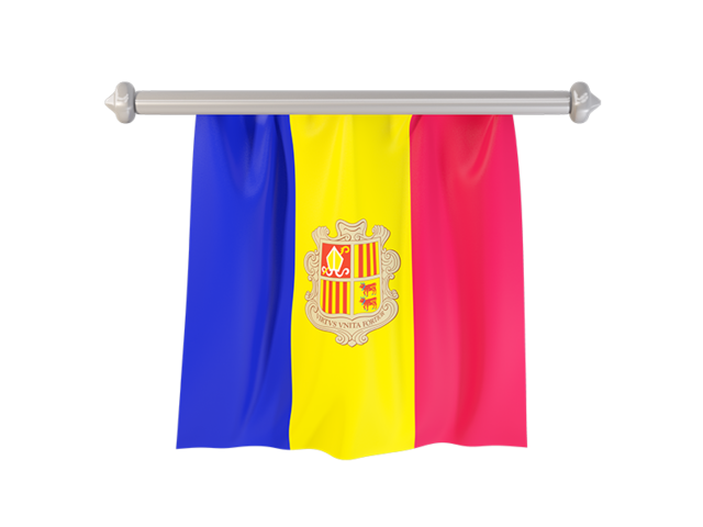 Flag pennant. Download flag icon of Andorra at PNG format