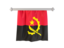 Angola. Flag pennant. Download icon.