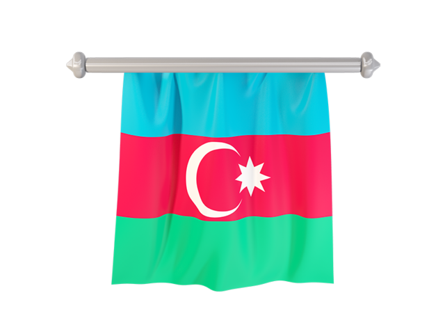 Флаг-вымпел. Скачать флаг. Азербайджан
