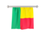 Benin. Flag pennant. Download icon.