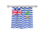 British Indian Ocean Territory. Flag pennant. Download icon.