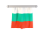 Bulgaria. Flag pennant. Download icon.