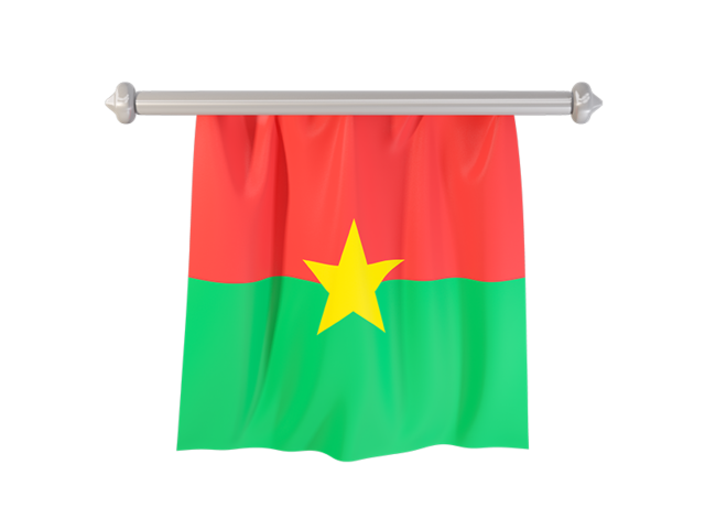 Флаг-вымпел. Скачать флаг. Буркина Фасо