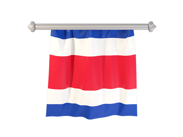Flag pennant. Download flag icon of Costa Rica at PNG format