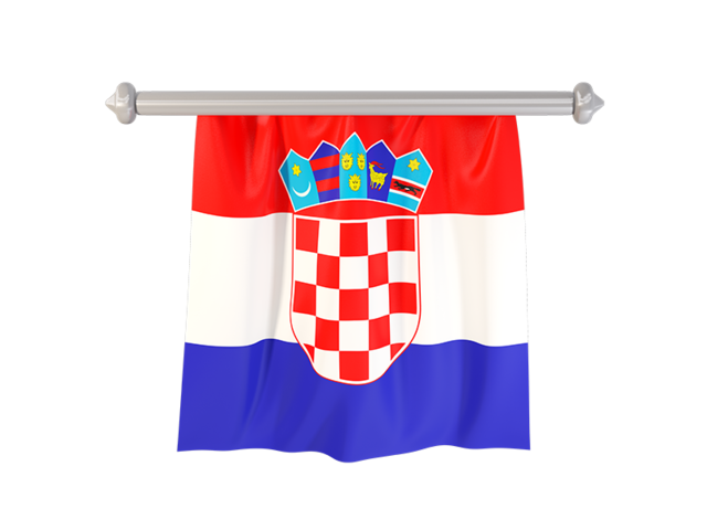 Флаг-вымпел. Скачать флаг. Хорватия