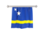 Curacao. Flag pennant. Download icon.