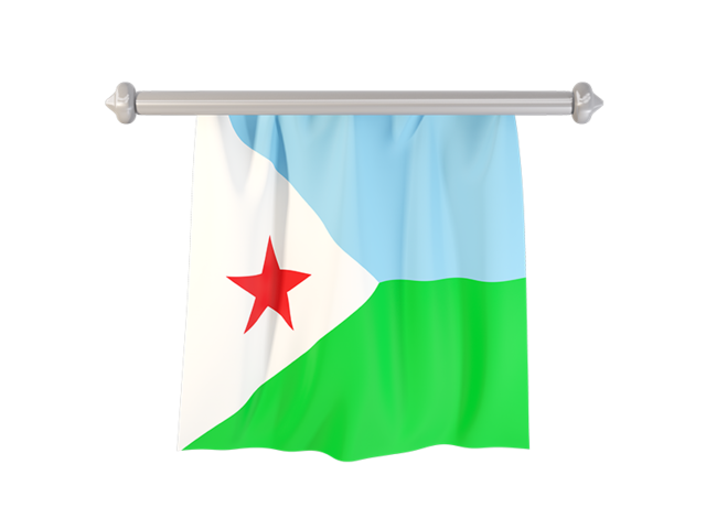 Flag pennant. Download flag icon of Djibouti at PNG format