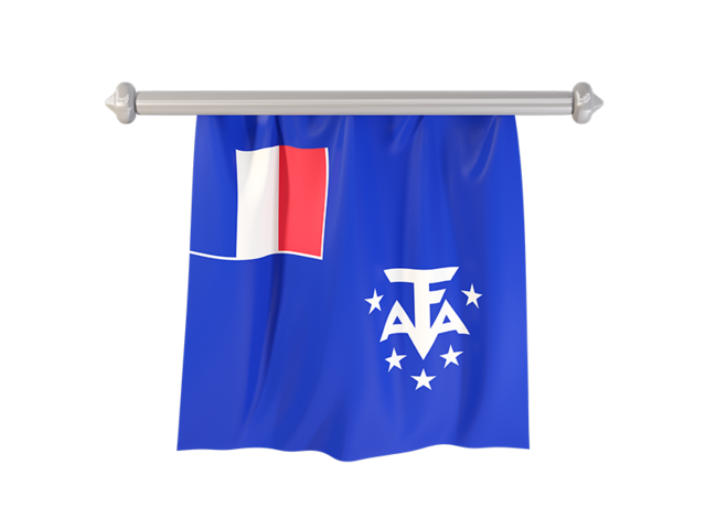 Флаг-вымпел. Скачать флаг. Французские Южные и Антарктические территории