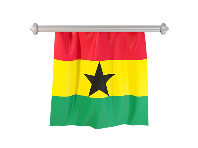 Flag Pennant Illustration Of Flag Of Ghana