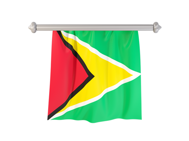 Флаг-вымпел. Скачать флаг. Гайана