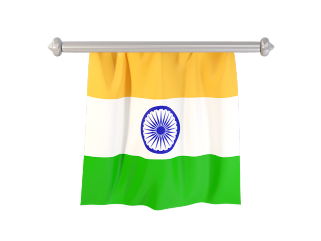 Флаг-вымпел. Скачать флаг. Индия