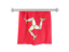 Isle of Man. Flag pennant. Download icon.