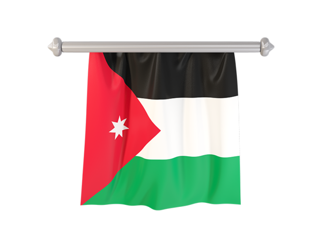 Флаг-вымпел. Скачать флаг. Иордания